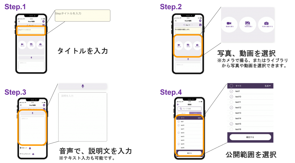 Dojoウェブマニュアル機能